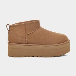UGG Women's Classic Ultra Mini Platform in Chestnut